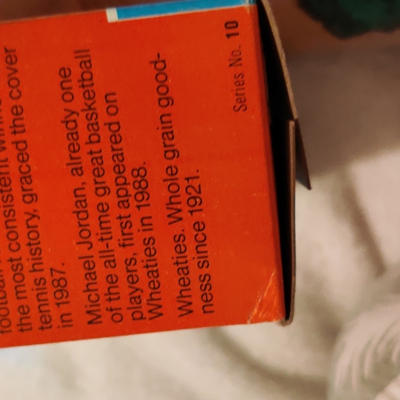 Rare 1990 Michael Jordan vintage fasimilie Signature Wheaties box - Picture 14 of 15